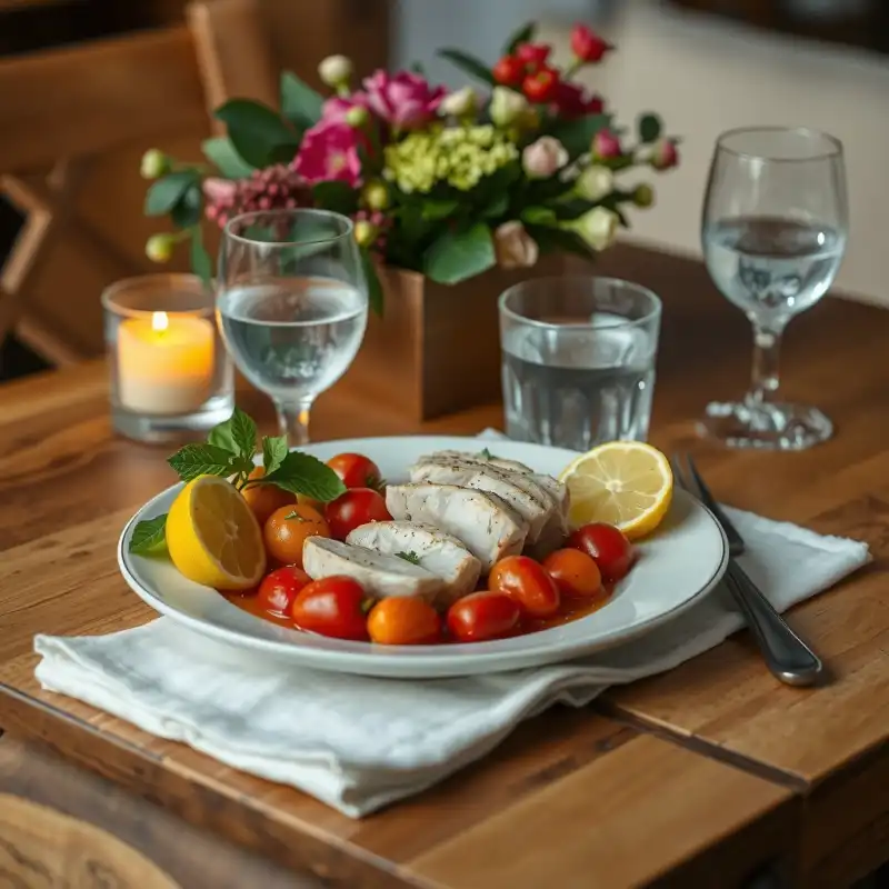 Cena Relajada: Pollo Mediterráneo con Limón