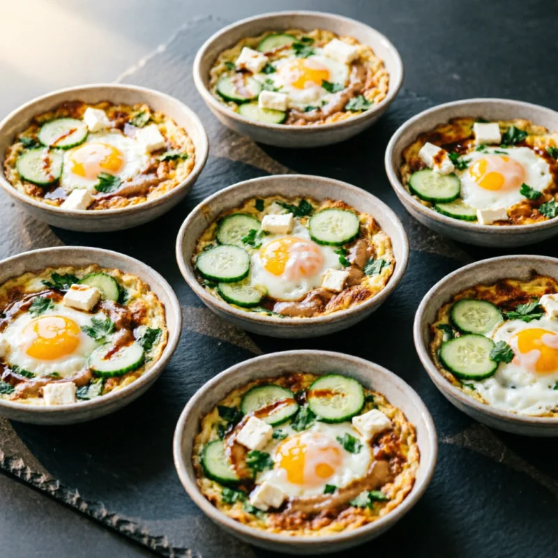Bol de Tortilla Mediterránea con Pepino