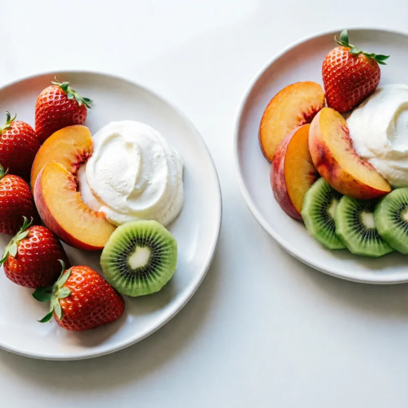 Arcos de Frutas con Nubes de Yogur