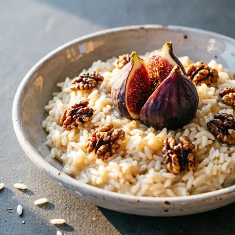 Arroz Confitado de Higos y Nueces
