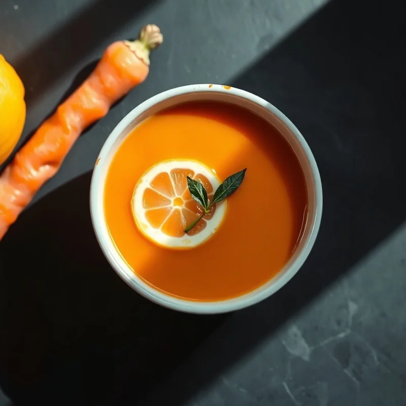 Crema de Zanahoria con Limón Confitado