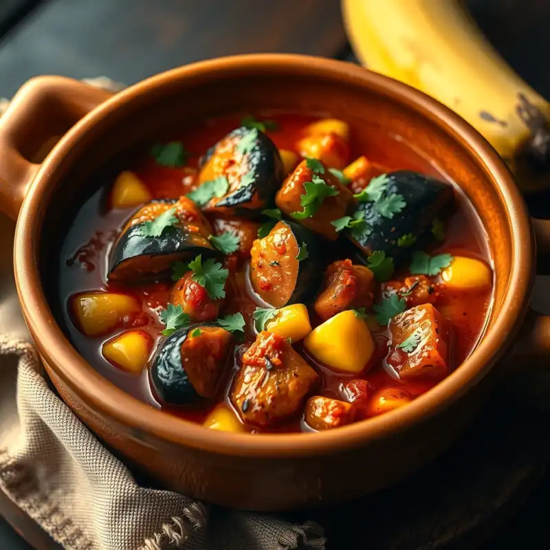 Estofado de Berenjena Ahumada y Maíz Dulce Estilo Mexicano