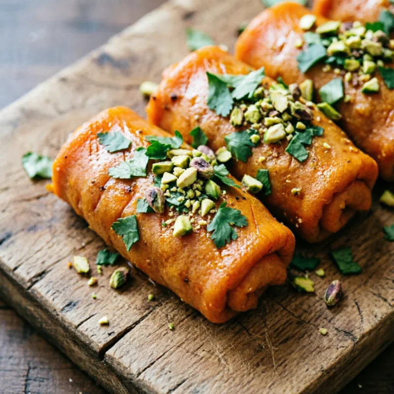 Canapés de Zanahoria y Curry con Pistachos