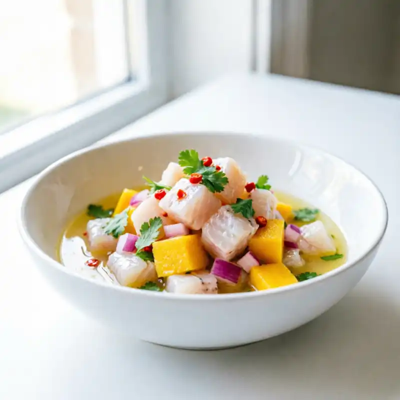 Noche de Verano: Ceviche de Pescado y Mango