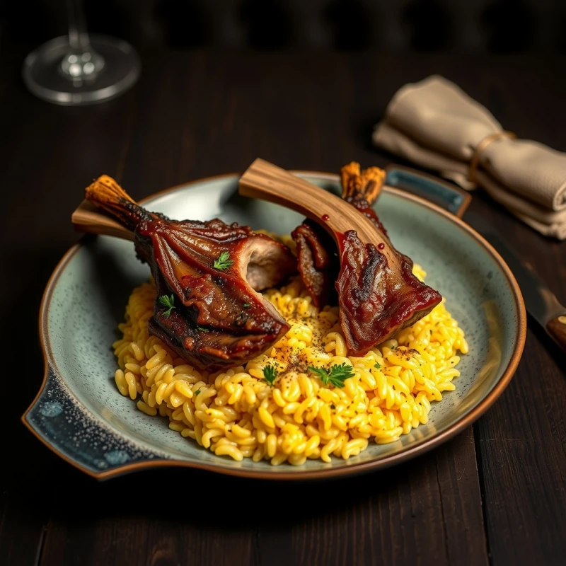 Risotto alla Milanese con Ossobuco