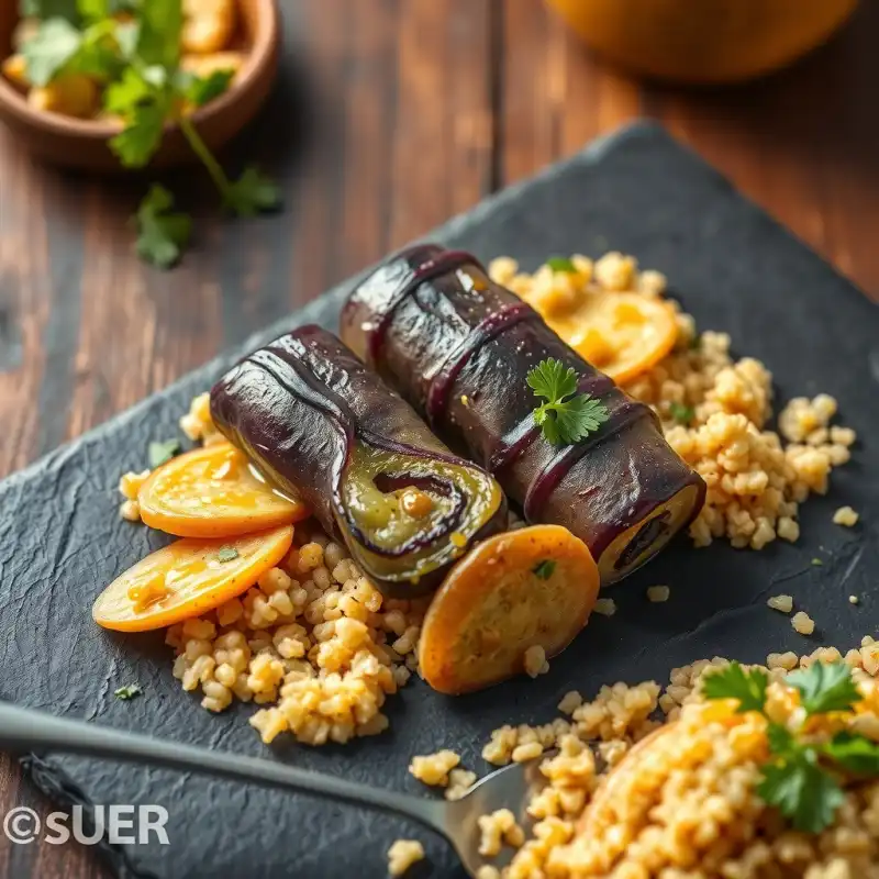 Rollitos de Berenjena Marroquí