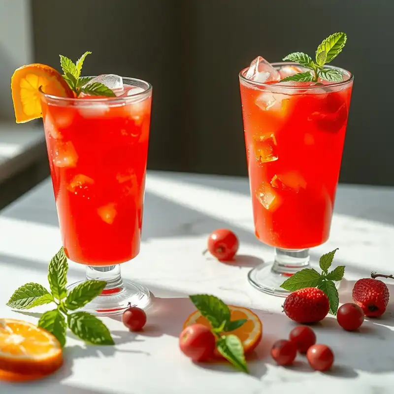 Infusión de Hierbas y Frutos Rojos con Toque Cítrico