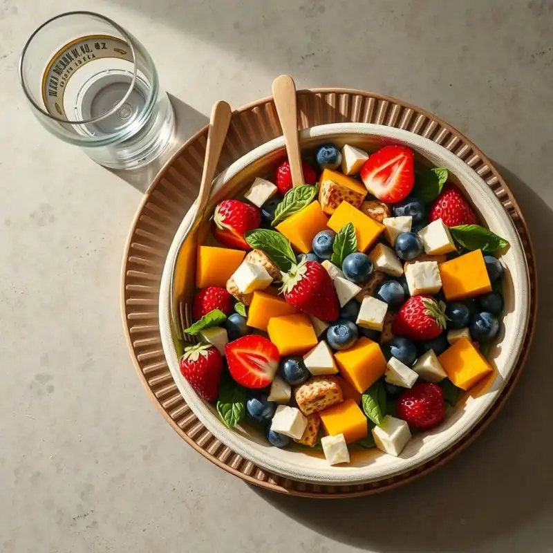 Sinfonía de Verano: Cuscús de Coliflor y Frutas Frescas