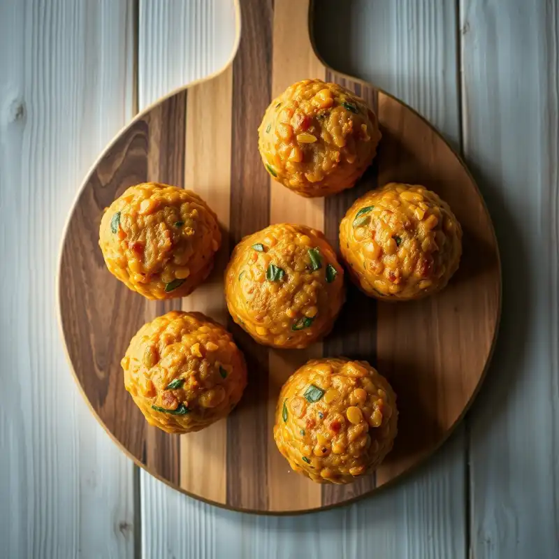 Bolitas de Lentejas y Calabaza