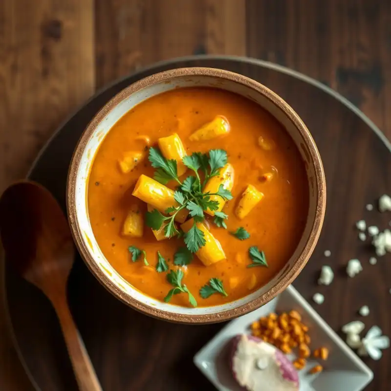 Curry de Lentejas Cremoso con Verduras de Temporada