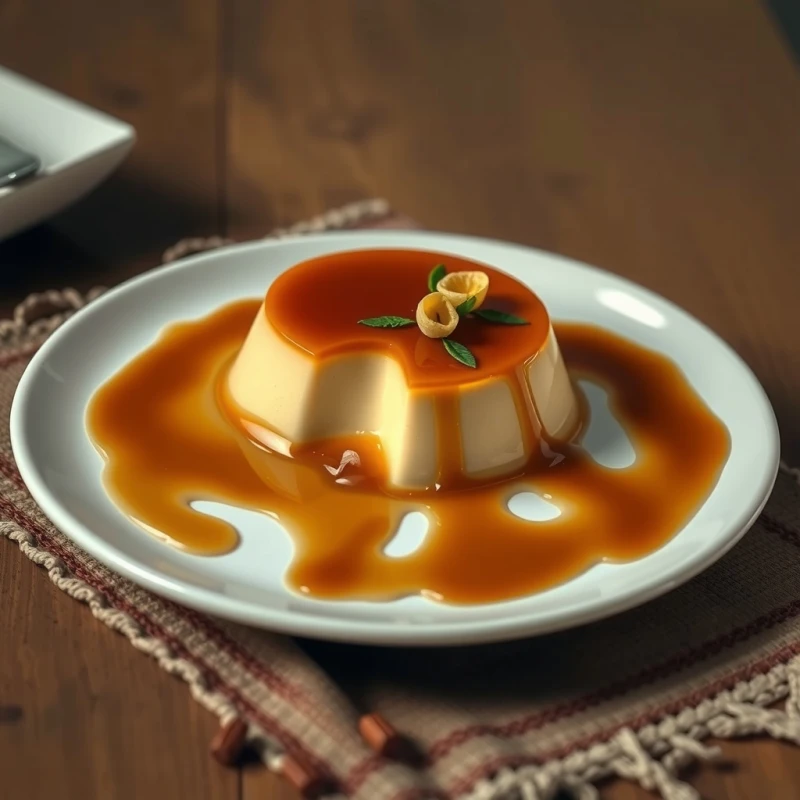 Flan de Café Hondureño 'Malta'