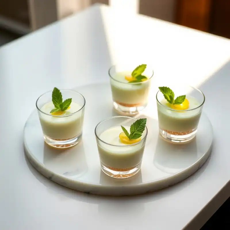 Suspiros Cremosos de Limón y Ricotta