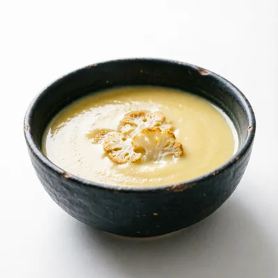 Caldo Fermentado de Coliflor y Dátiles