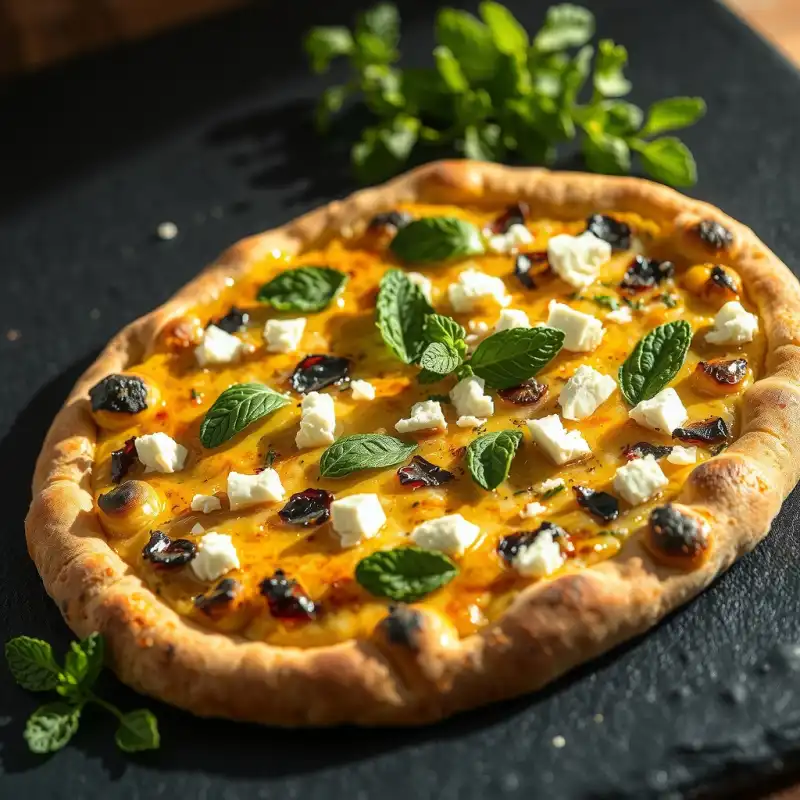 Pizza Keto de Calabacín Marroquí