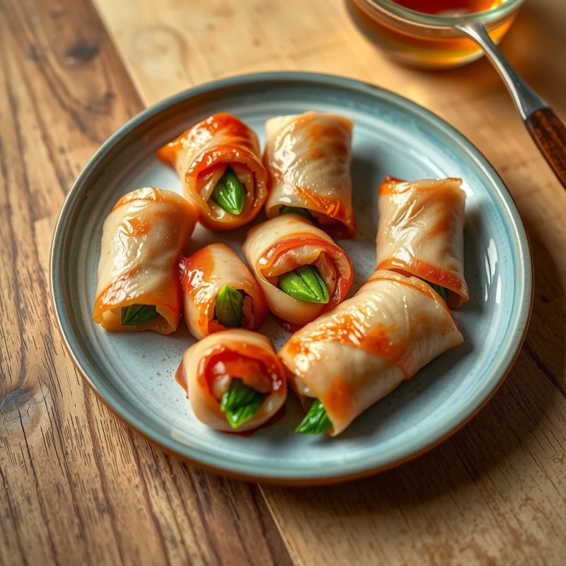 Rollitos de Salmón y Espárragos Cetogénicos