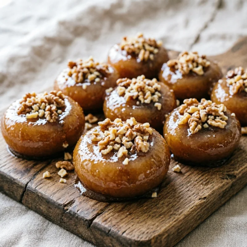 Bocaditos de Membrillo Glaseado y Nueces Crocantes