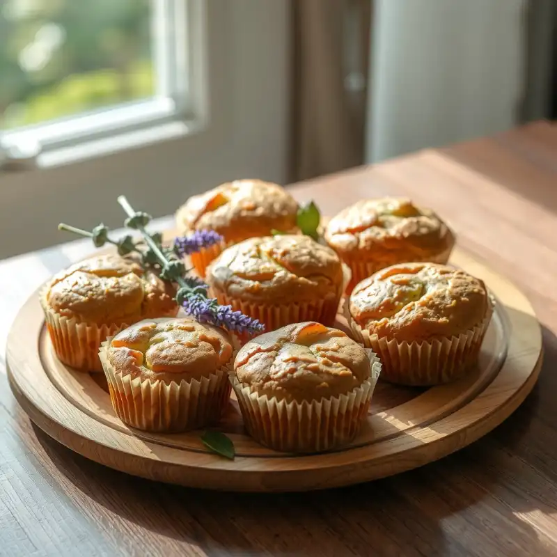 Muffins de Arándanos de Primavera Sin Gluten