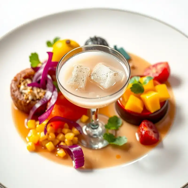 Ceviche de Verano Peruano con Maíz Dulce y Toque de Ají Amarillo