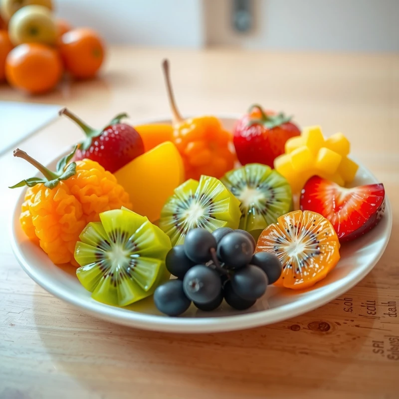 Brochetas Arcoíris Divertidas