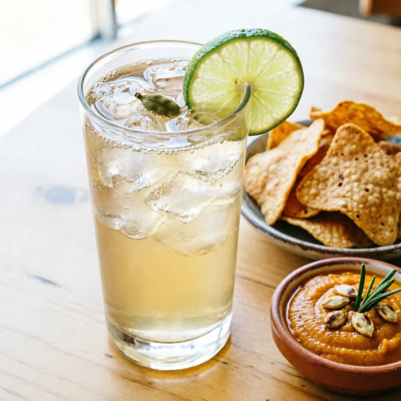 Aguas de Pera Ahumada y Cardamomo