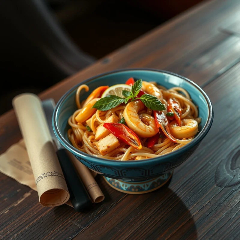 Pad Thai: Un Legado de la Cocina Tailandesa