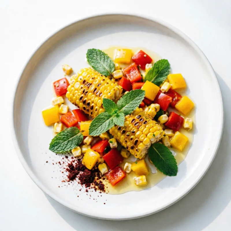 Ensalada Fresca de Maíz con Vinagreta de Cítricos y Chipotle