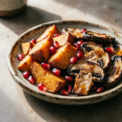 Bocados de Boniato y Shiitake Sellados