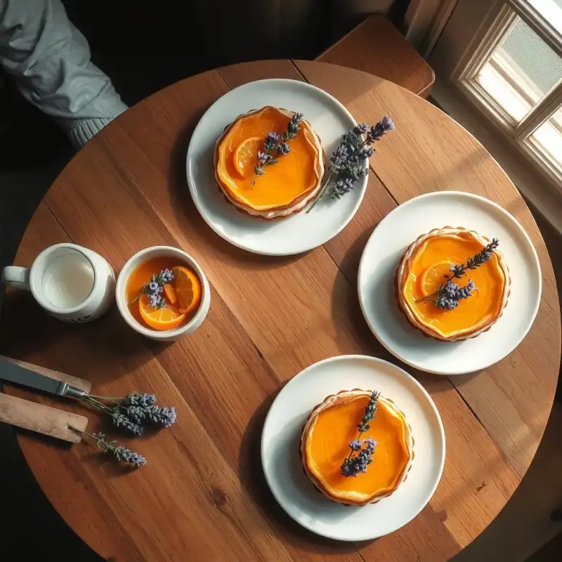 Tortitas Esponjosas de Arándanos y Lavanda