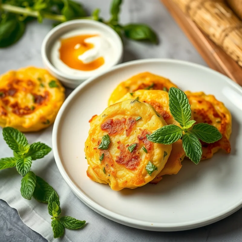 Bolitas de Maíz Cremoso y Menta