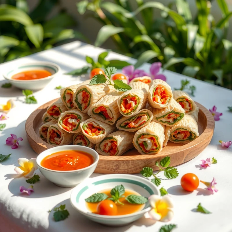 Rollitos Primavera Vietnamitas Frescos