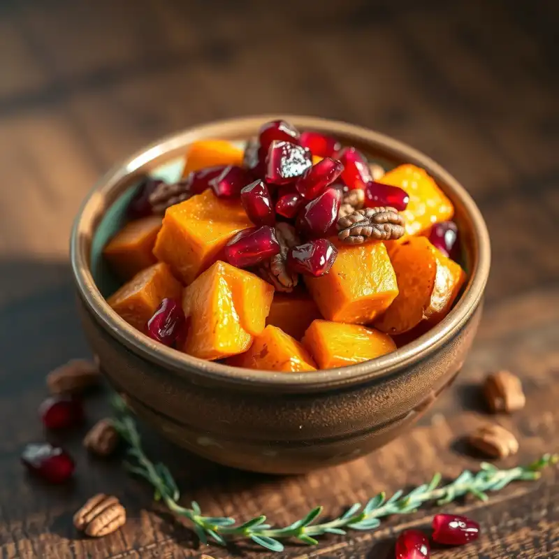 Tesoro de Boniato Horneado con Granada