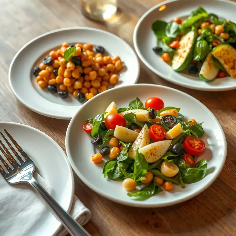 Ensalada de Estación: Legumbres y Brotes