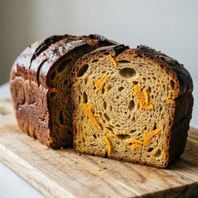 Pan Esponjoso de Centeno y Naranja
