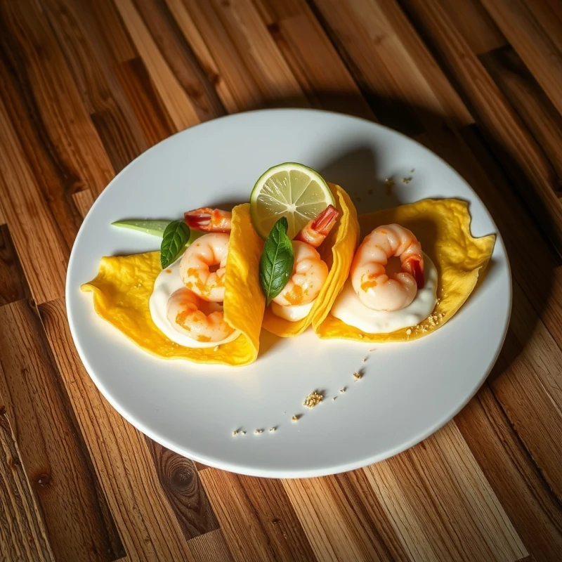 Asalto Dorado: Crepes de Queso y Camarones Nivel Difícil