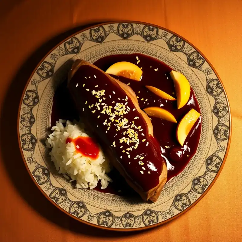Mole Poblano de Gala con Pato Glaseado