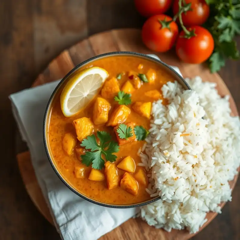 Curry Cremoso de Lentejas y Coco