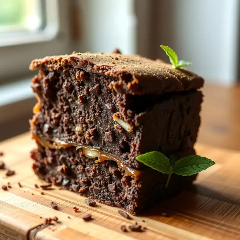 Brownie Bomba de Chocolate con Frambuesa