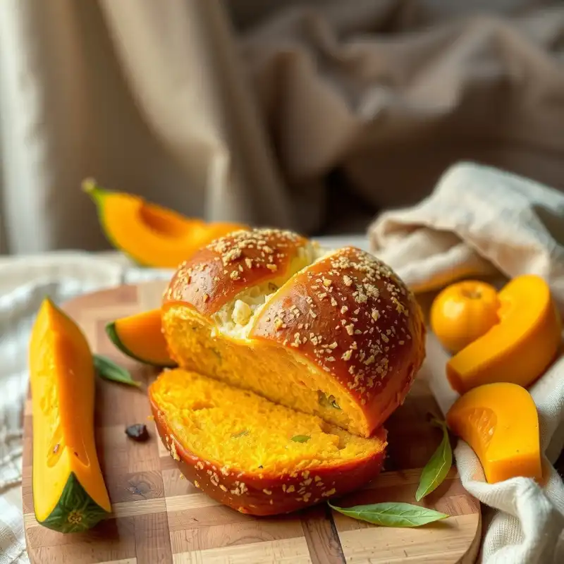 Pan Rústico sin Gluten de Calabaza y Romero