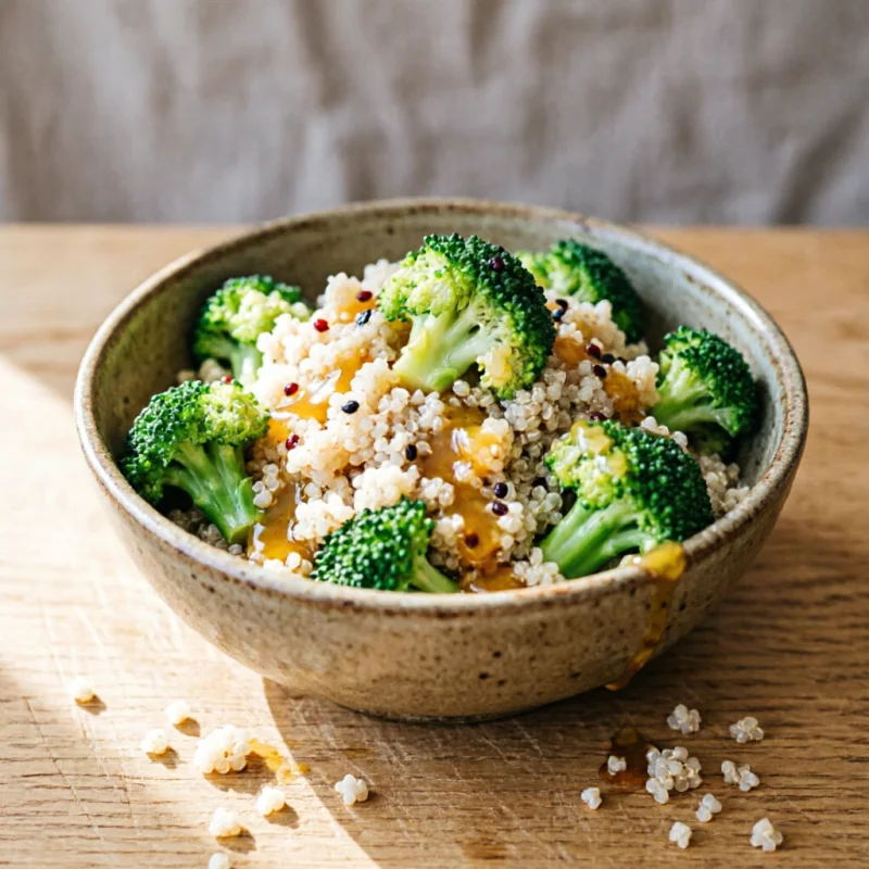 Ensalada Tibia de Quinua y Brócoli