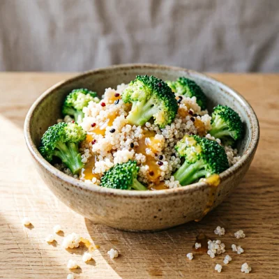 Ensalada Tibia de Quinua y Brócoli