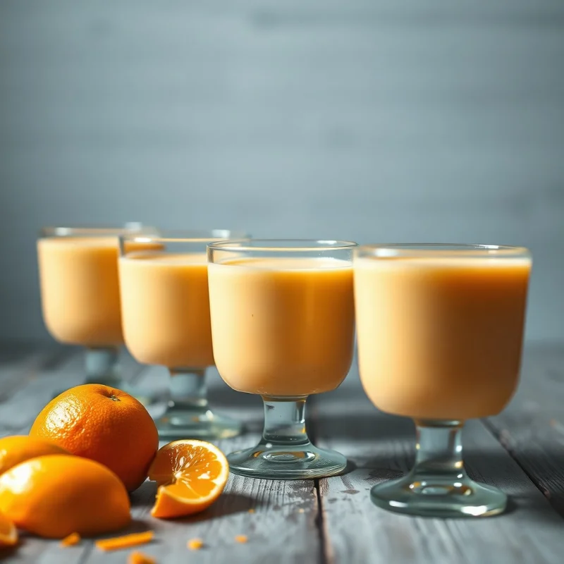 Cremoso de Cúrcuma y Mandarina