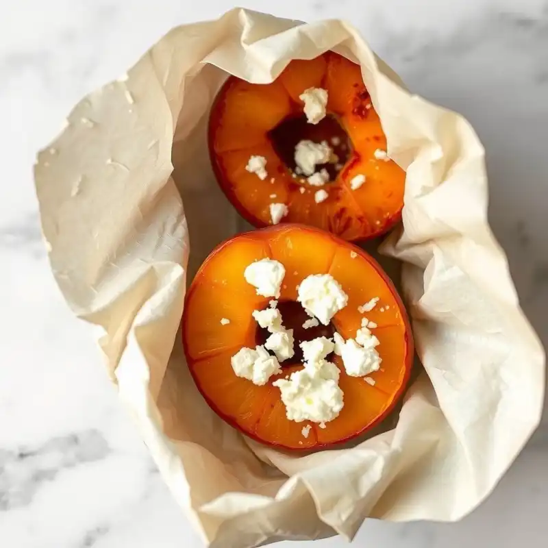 Nubes de Durazno y Queso Salado