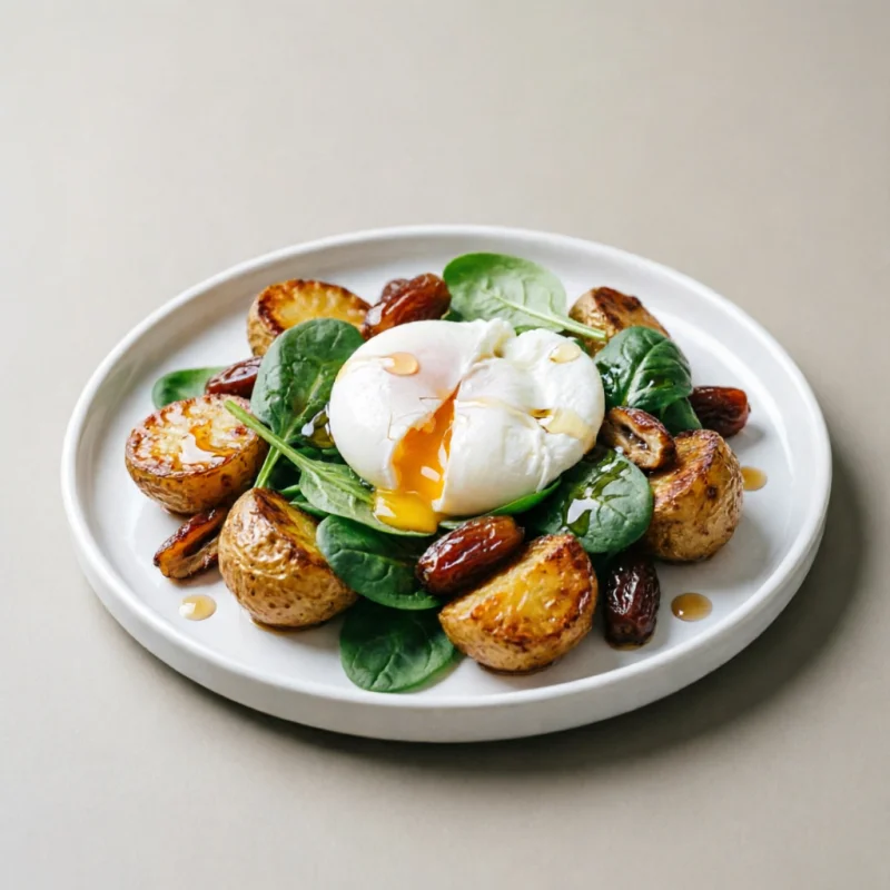 Ensalada de Patata Confitada y Café Marroquí