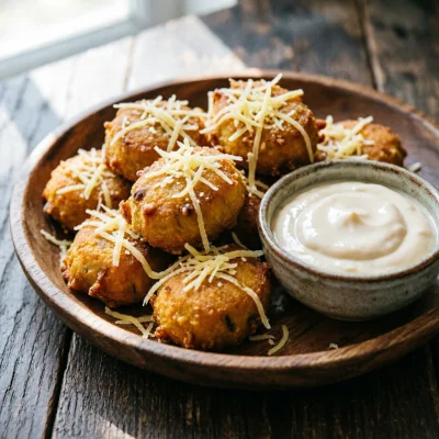 Buñuelos de Calabaza Cremosa con Alioli de Cidra