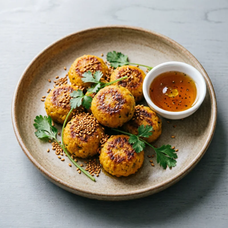 Bolas de Calabaza con Nam Pla y Galanga