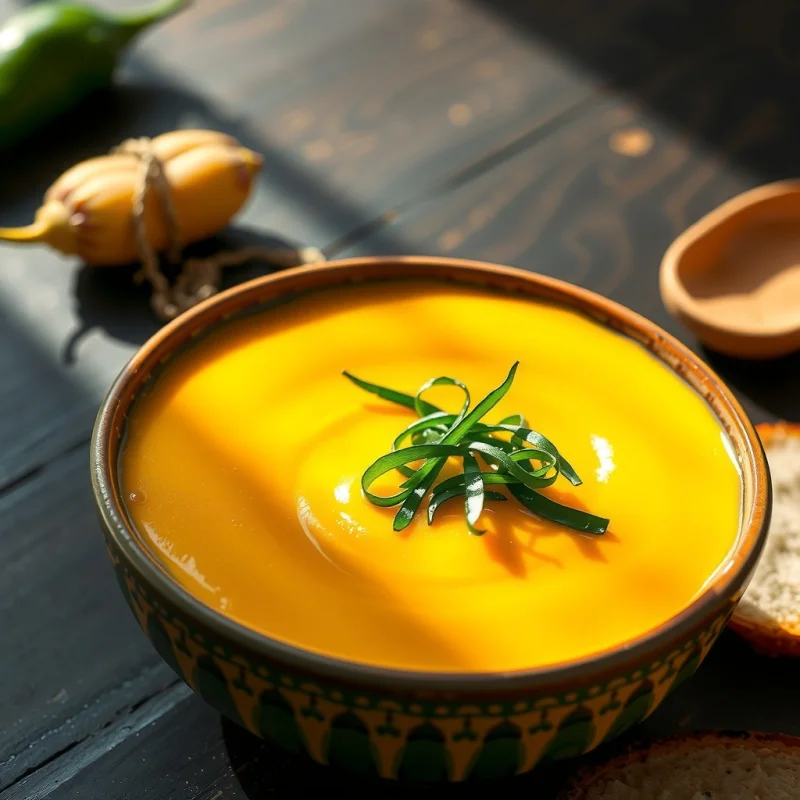 Dulce de Elote Ahumado y Ají Morrón Verde