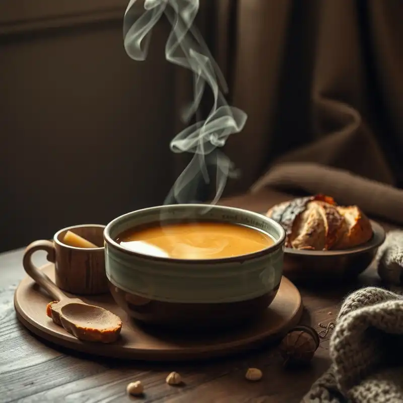 Caldo de Pollo Profundo con Raíces