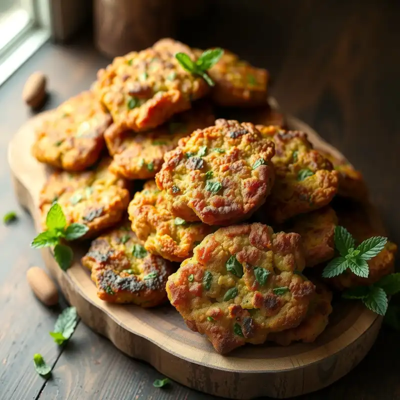 Buñuelos de Judías Verdes y Menta