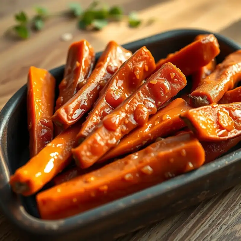 Boniato Glaseado Con Naranja Y Anís