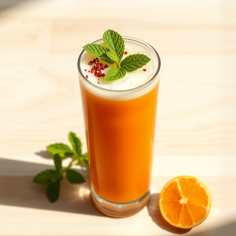 Espuma de Melón con Sumac Cítrico
